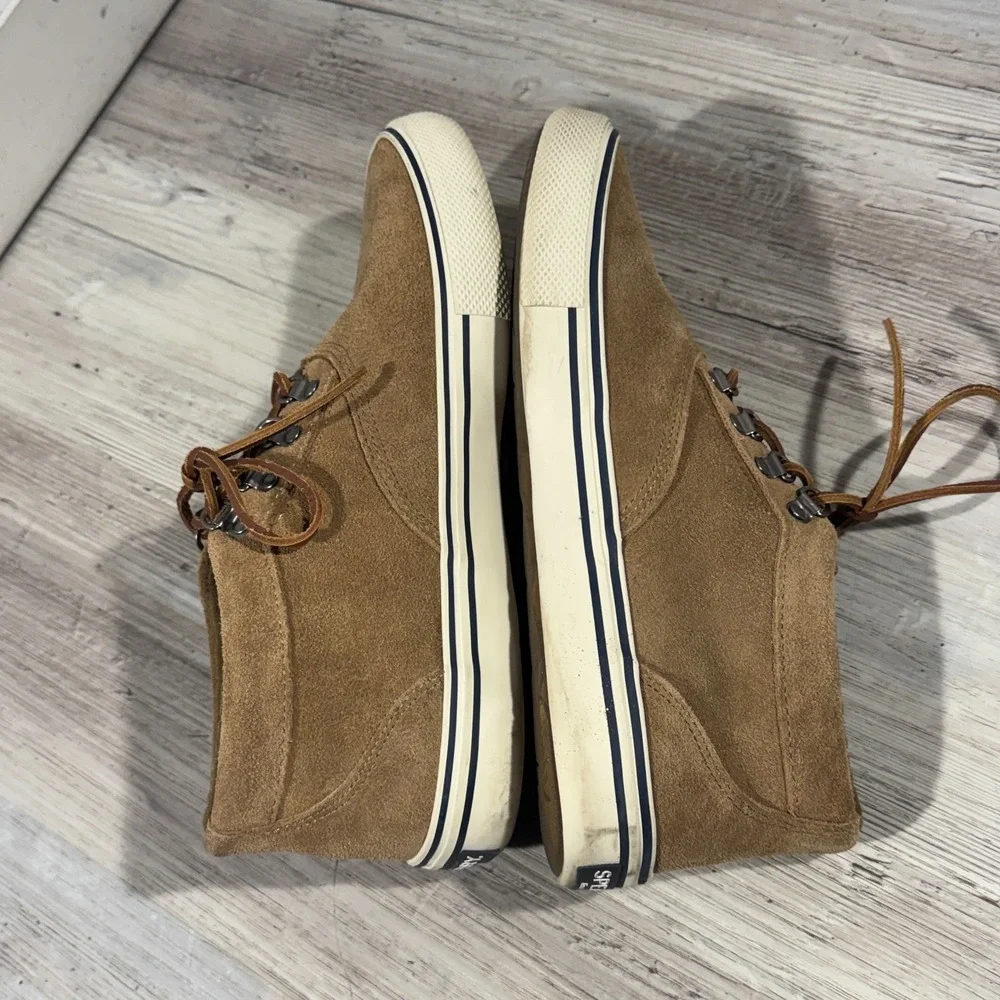 Sperry Striper Storm Chukka Men's Sz‎ 9 Waterproof, Suede Tan Boots, STS19888